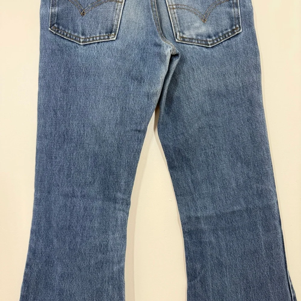 Levi’s Vintage Orange Tab Paper Tag Student Big Bell Flare Jeans - Picture 10 of 15